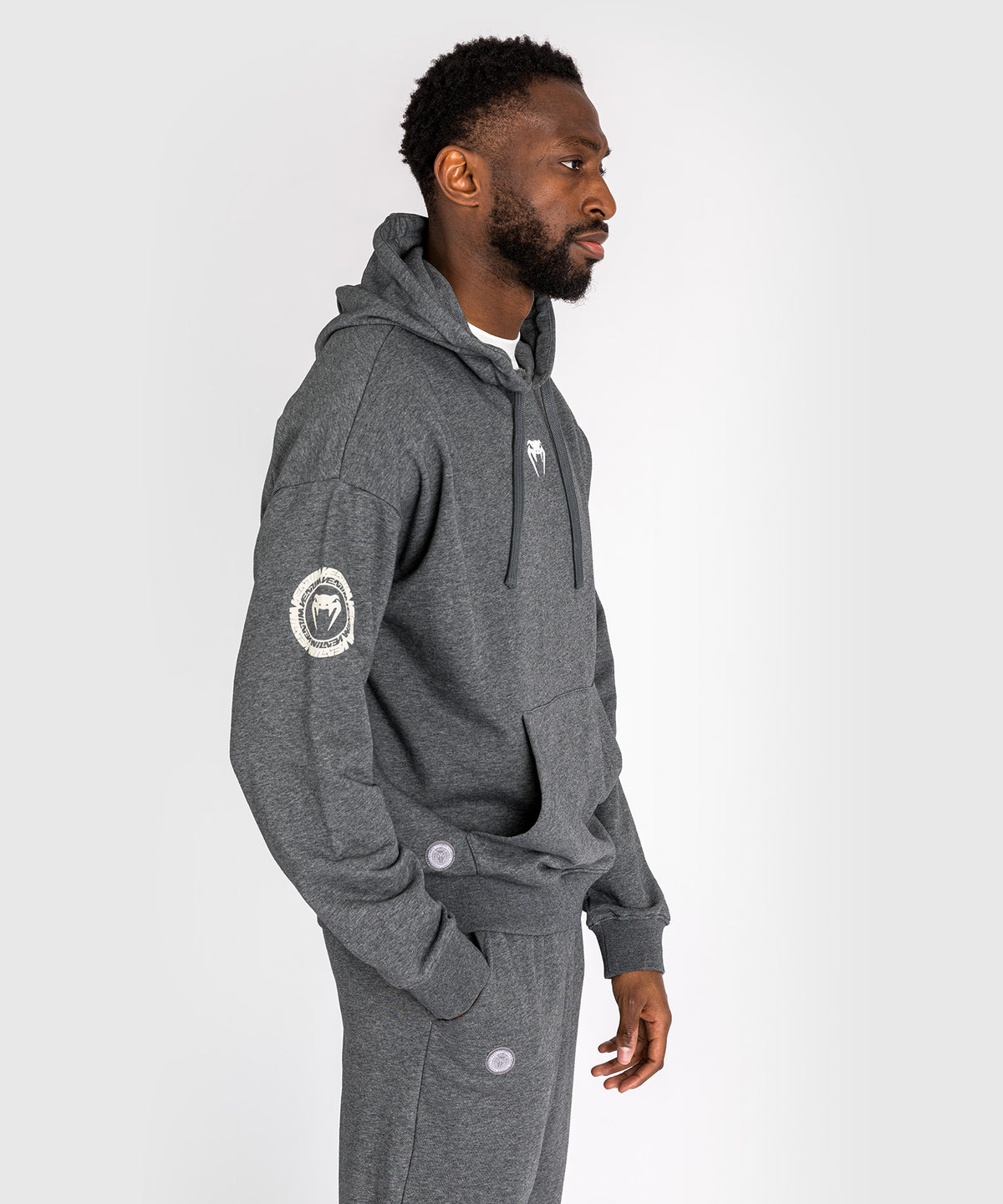 Venum Vortex XL Lite Sudadera Con Capucha para Hombre - Gris Jaspeado Oscuro
