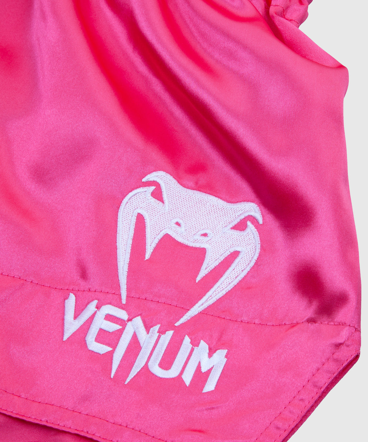 Classic Venum Pantaloncini da Muay Thai - Rosa/Bianco