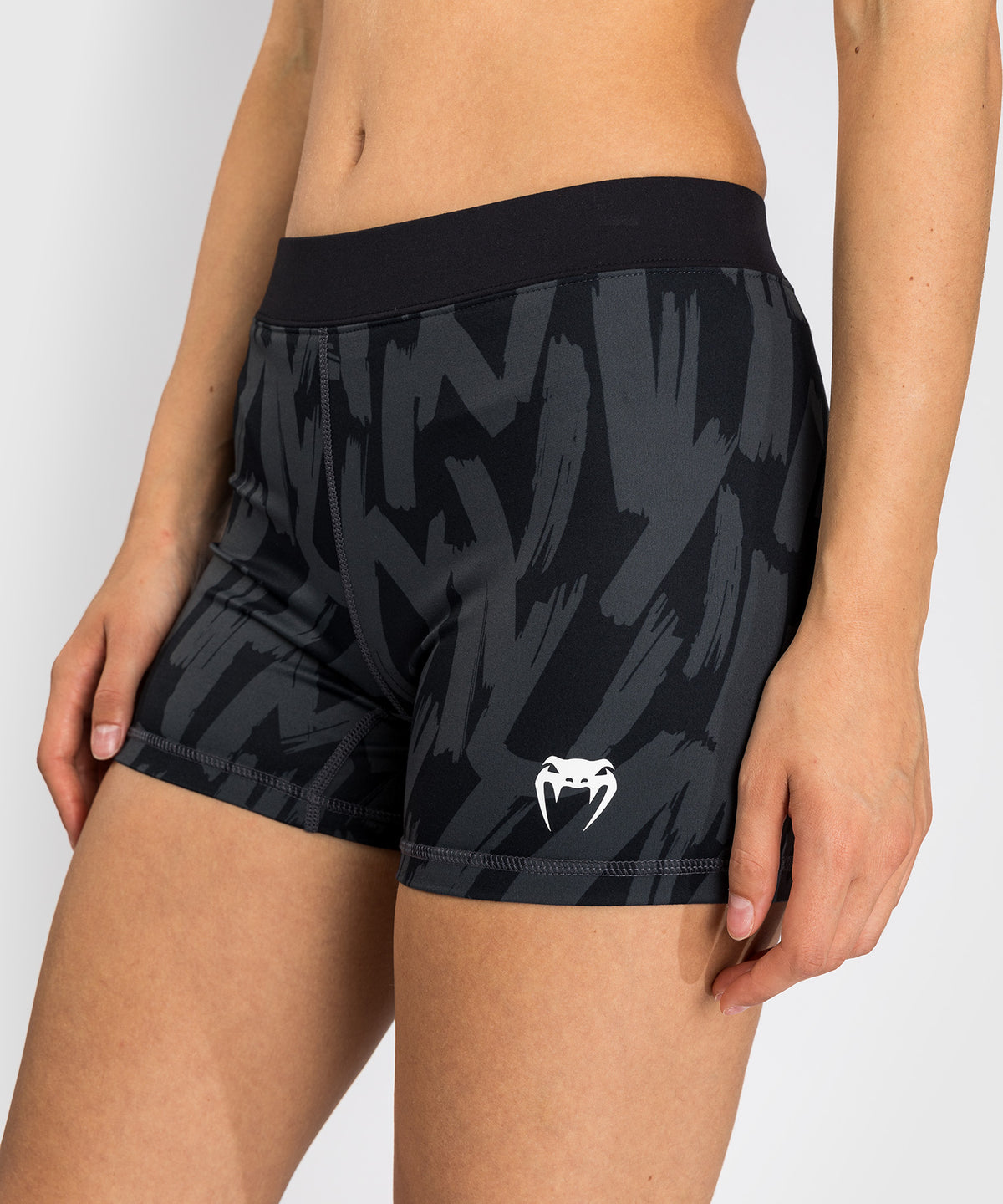 Shorts de Compression pour Femmes Venum Graffiti - Urban Charcoal