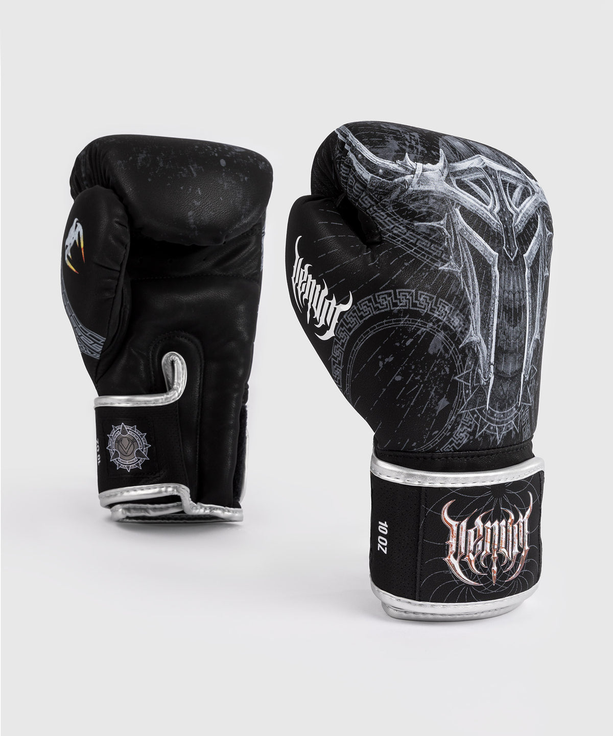 Venum Gladiator 5.0 Guantes De Boxeo - Negro/Plata