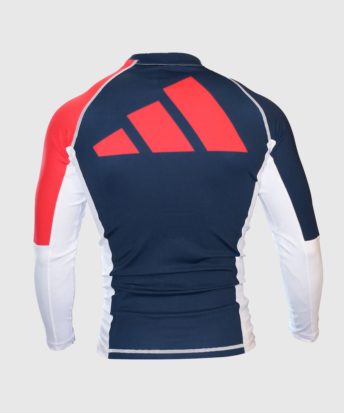 Adidas Long Sleeve Compression Top - Blue/White/Red