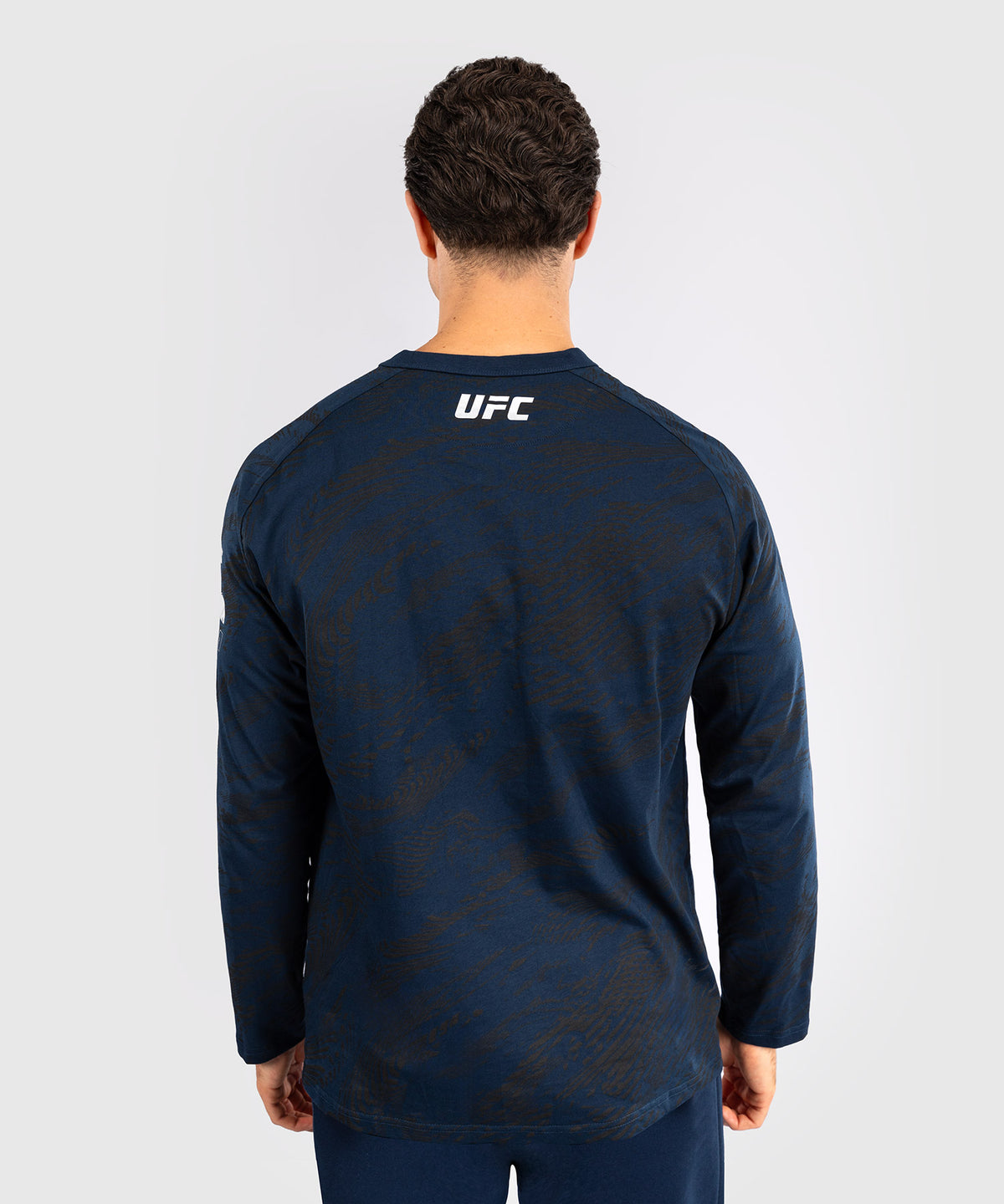 UFC Fusion by Venum Fight Week Herren Langarm T-Shirt - Ozeanisches Blau