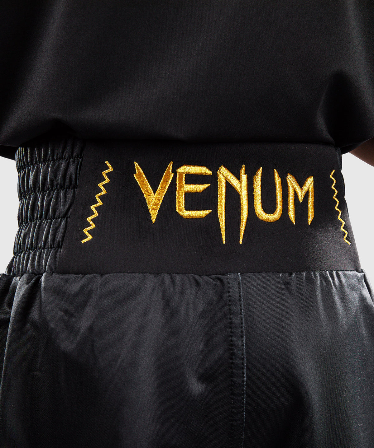 Venum Attack Pantalón corto de boxeo para niños - Negro/Dorado