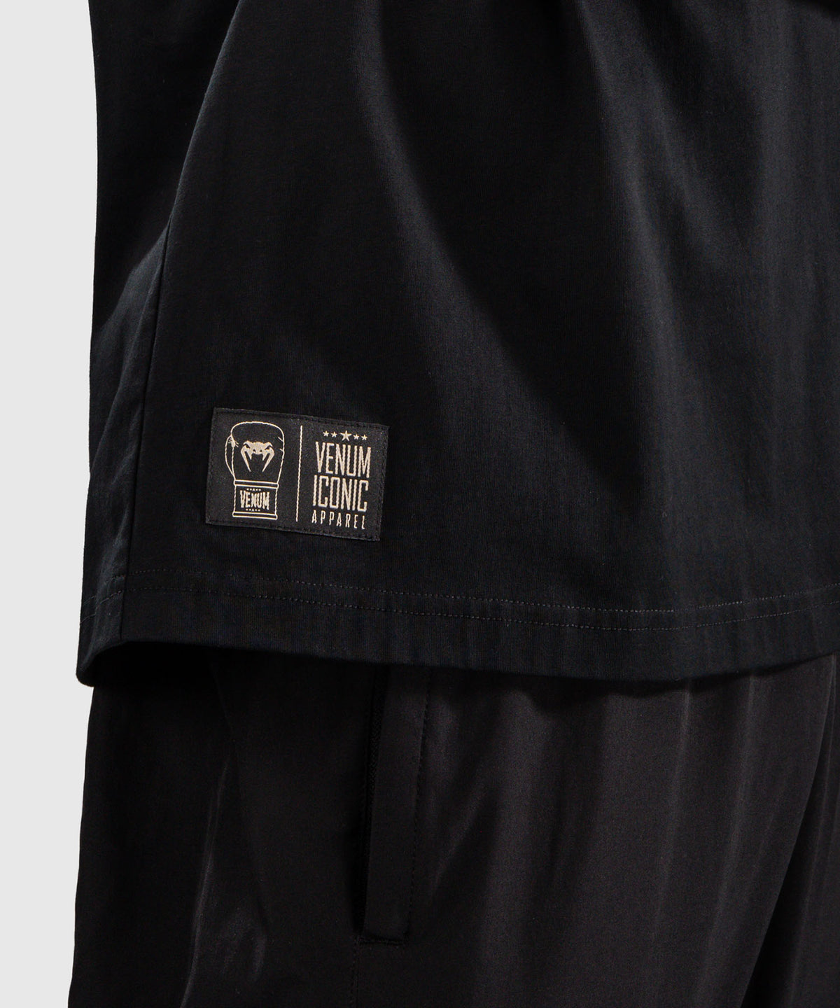 Venum Fight Icon Cotton T-Shirt - Black
