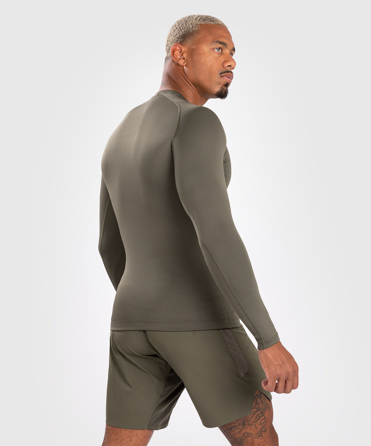 Venum Contender Men’s Long Sleeve Rashguard - Khaki