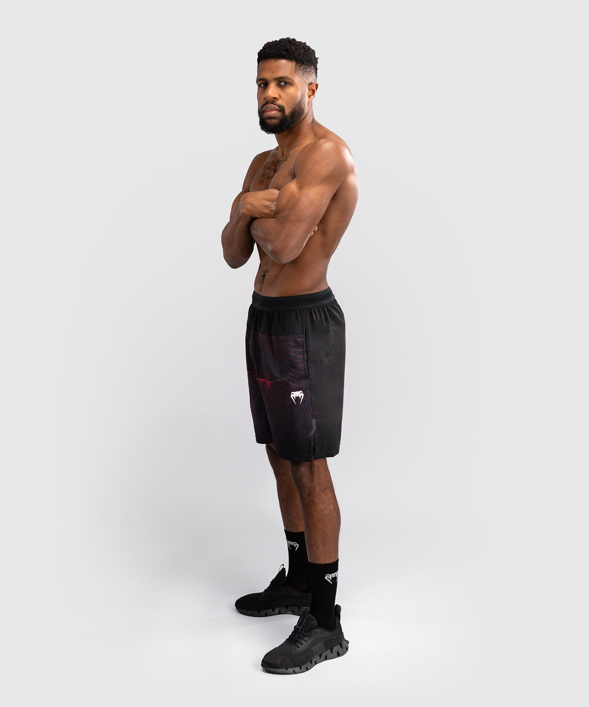 Venum G-Fit Air Men's Training Shorts - Deep Black/Fire Red