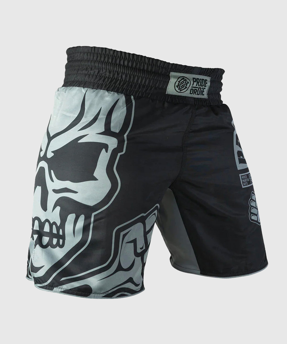 Pride Or Die Busted Knuckles Fight Shorts - Black