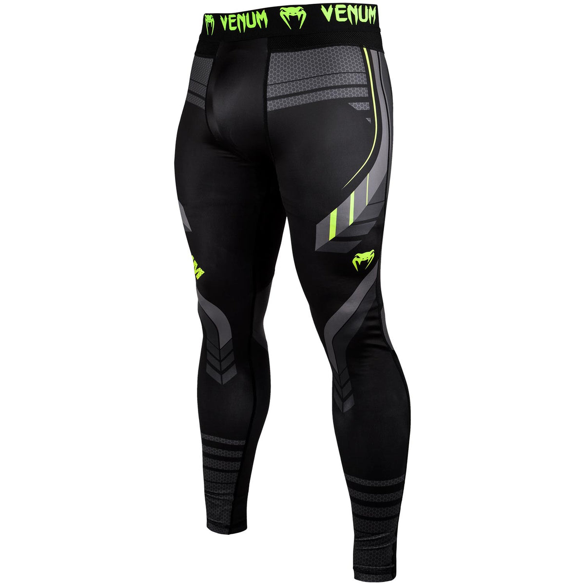 Pantaloni a compressione Venum Technical 2.0 - Neri/Gialli
