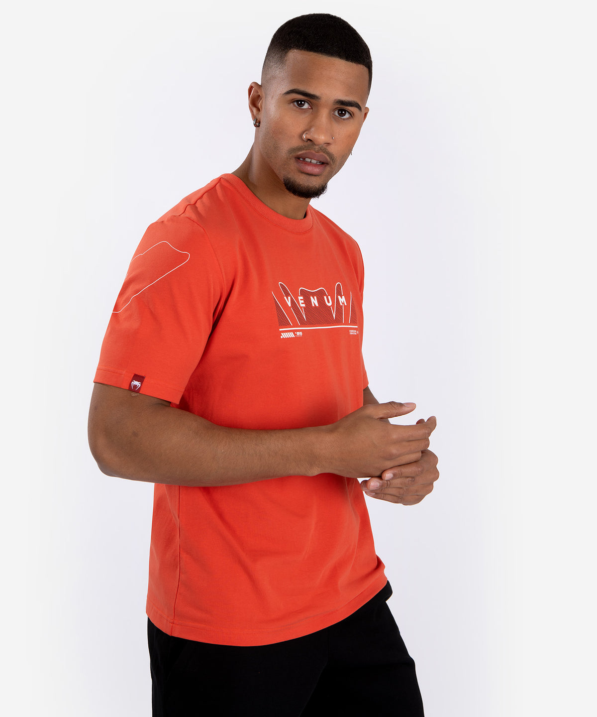 Venum Snake Print Camiseta - Naranja fluo