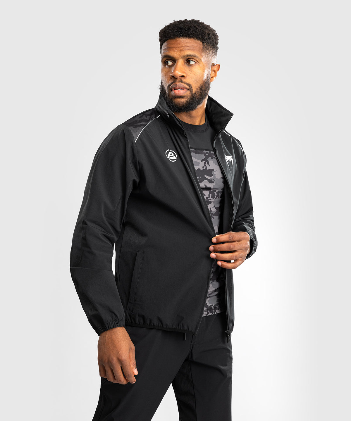 Venum x Polaris Giacca da Track - Nero/Grigio Tempesta