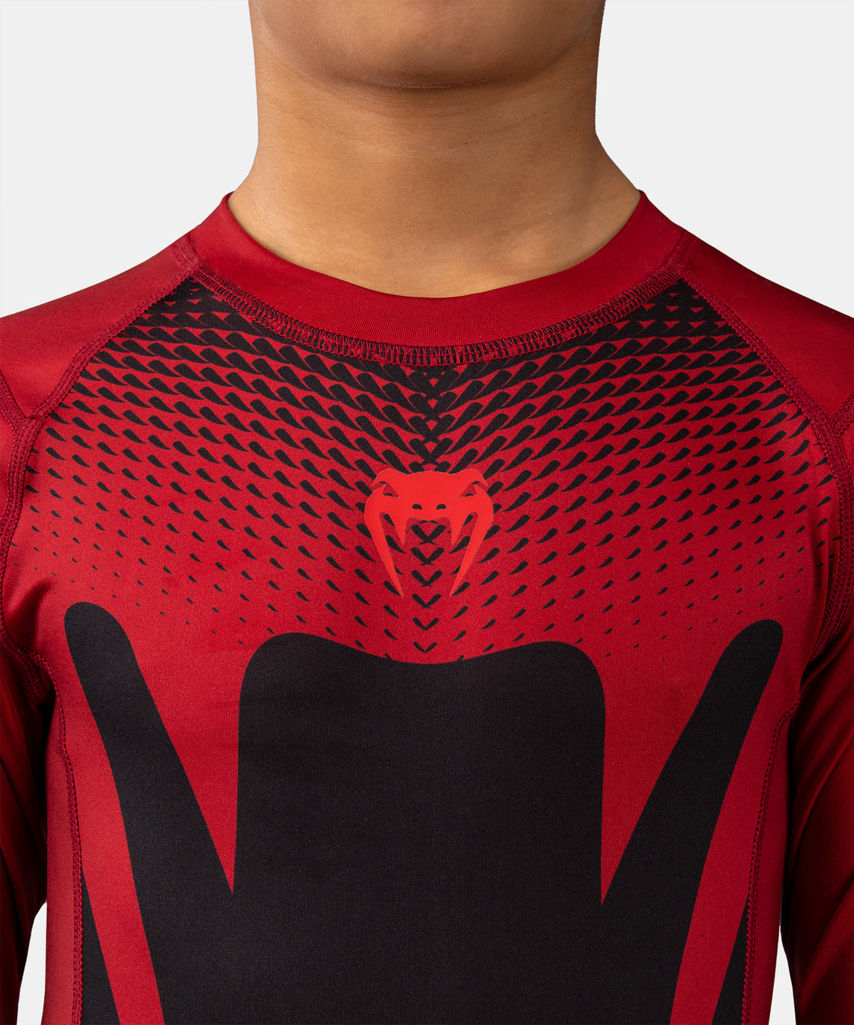 Venum Attack Kurzarm Rashguard - Schwarz/Rot