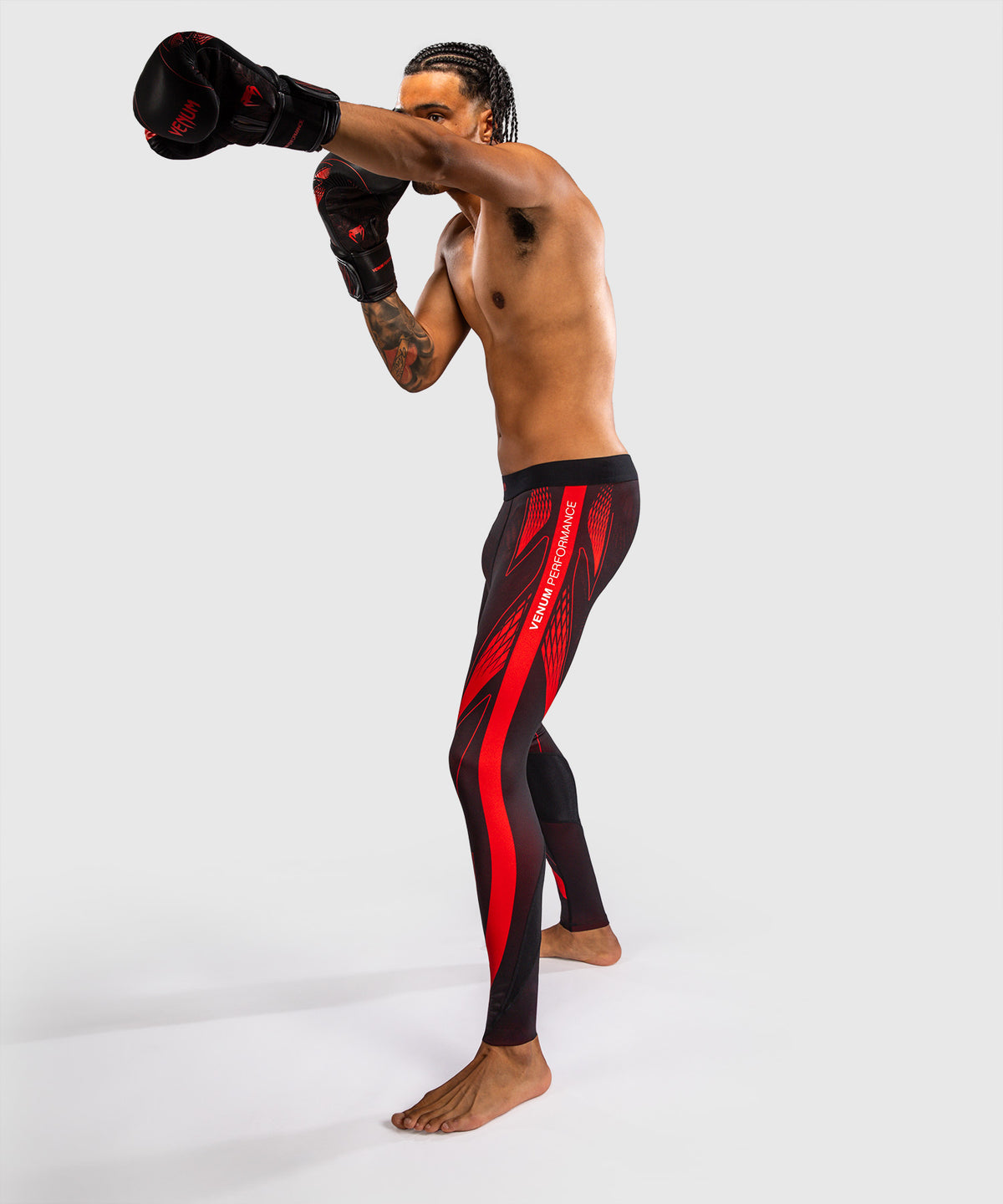 Venum Amazonia Reborn Spats - Black/Red