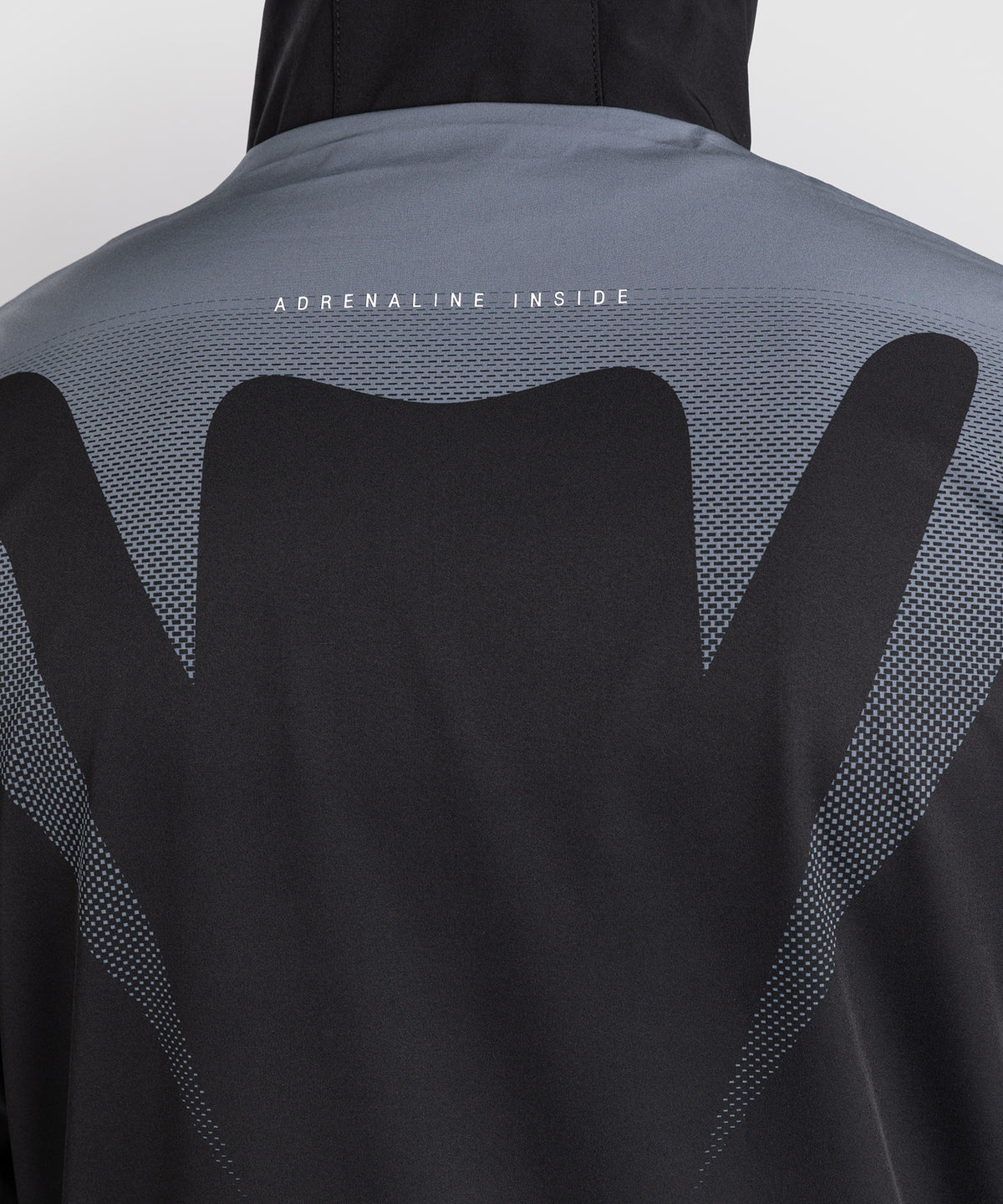 Venum Adrenaline Giacca da allenamento – Nero/Grigio Argento