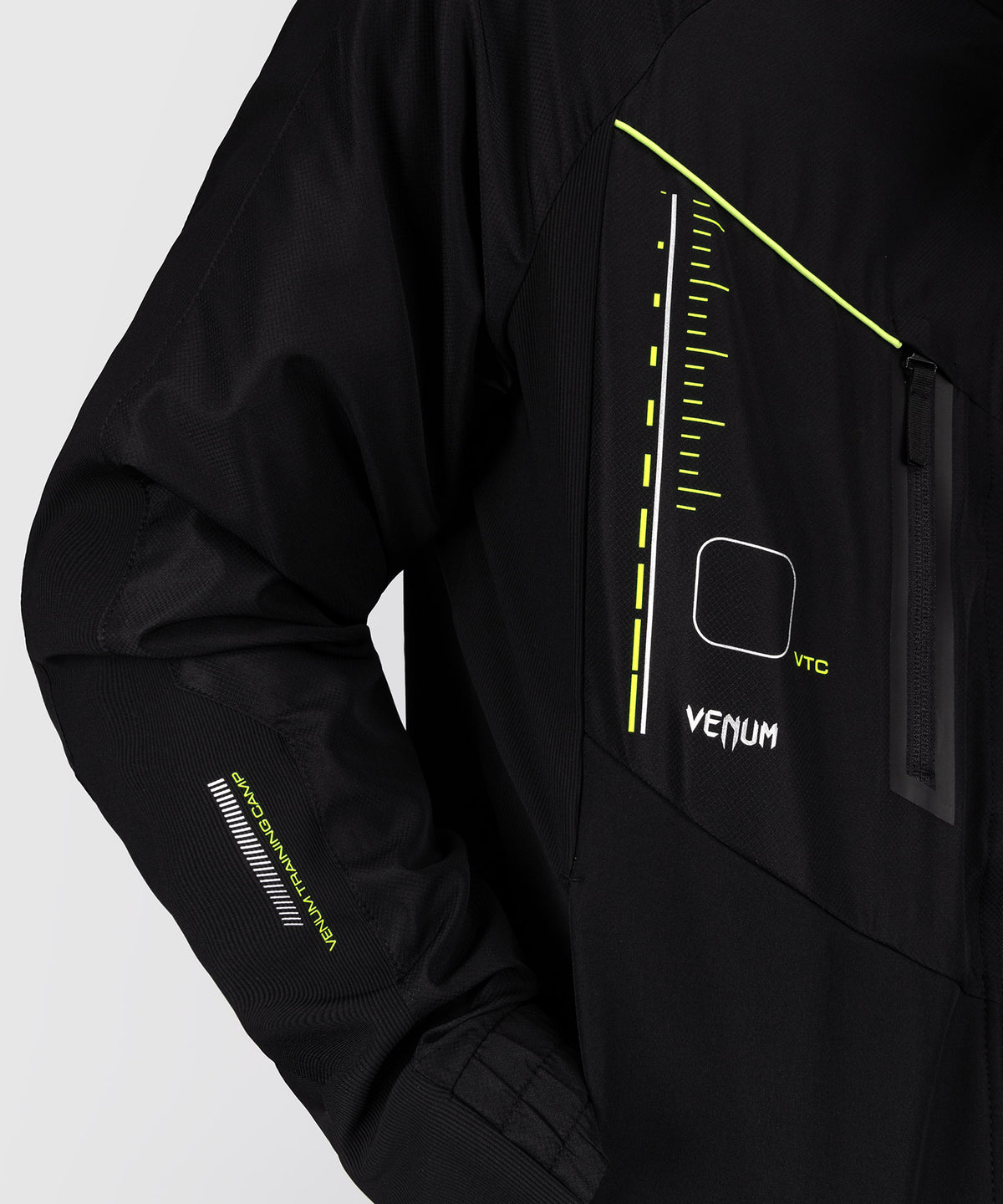 Venum Training Camp 4.0 Giacca da ginnastica - Nero/Verde chiaro