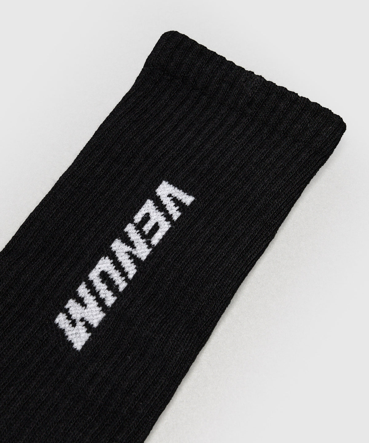 Venum Essential Crew Socken (Set mit 3 Paar) – Schwarz/Weiß
