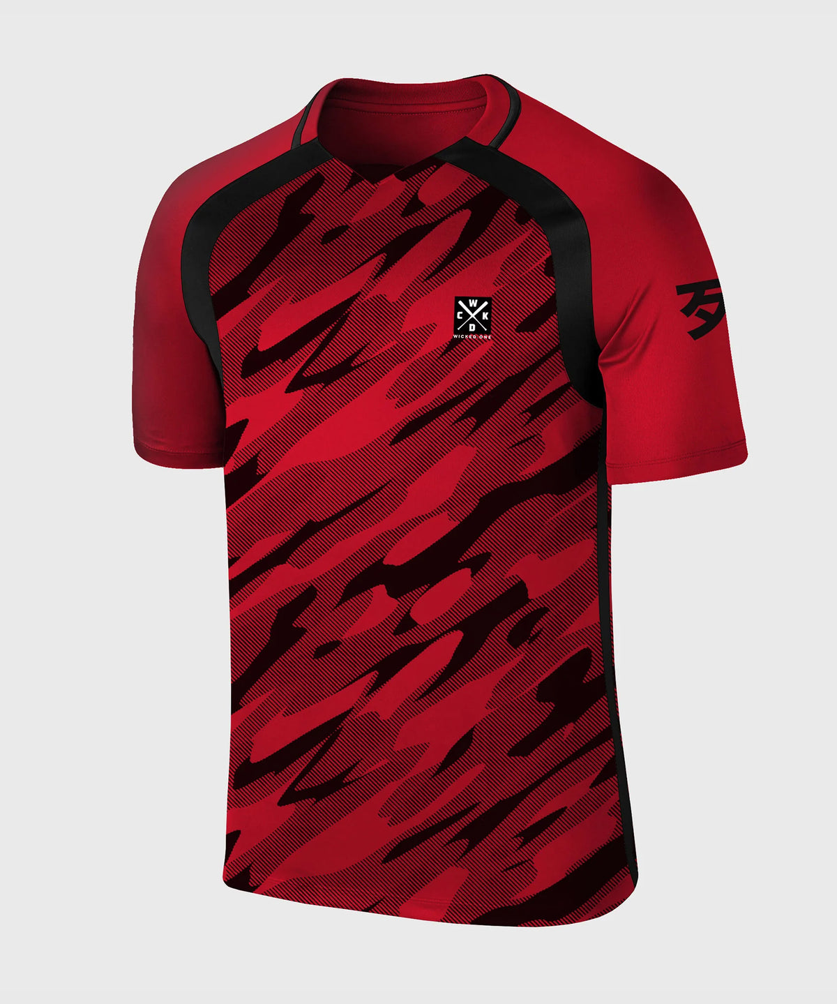 Wicked One Entrainement Upset Trainings-T-Shirt - Rot