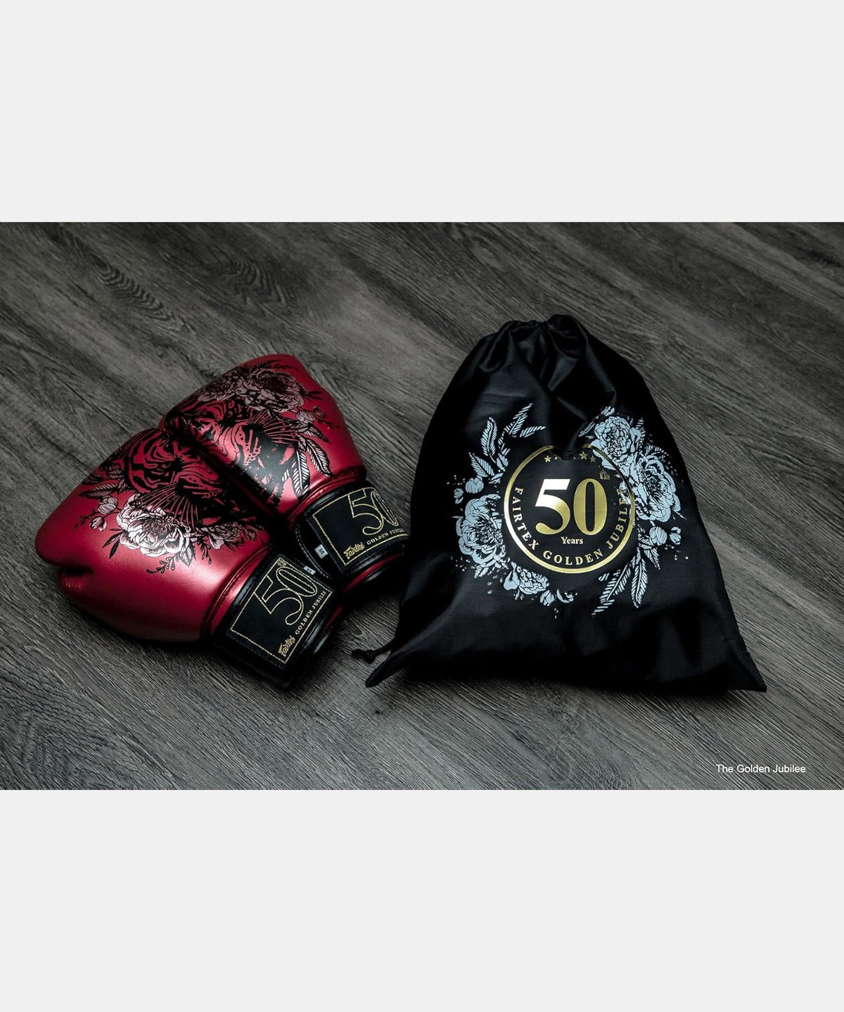 Fairtex Golden Jubilee Boxing Gloves - Red