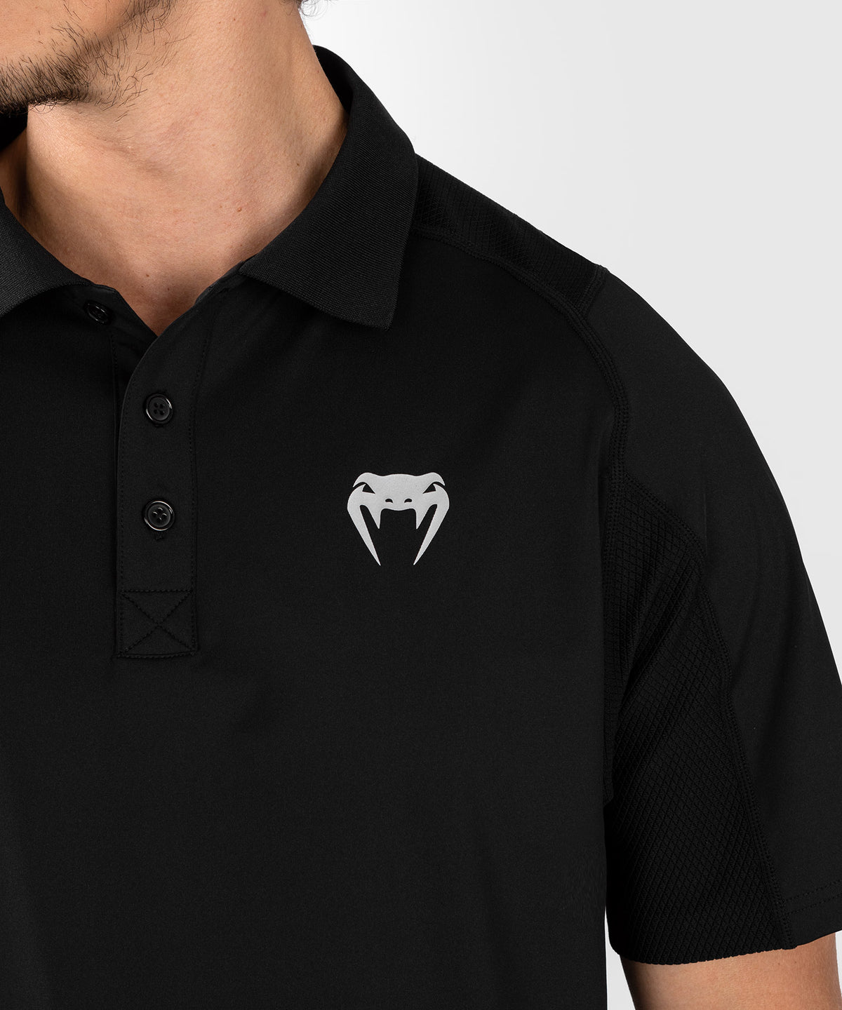 UFC Venum Performance Institute 2.0 Polo - Nero/Rosso