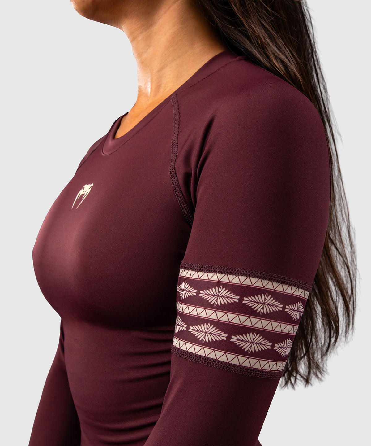 Venum Talisman Long Sleeve Rashguard - Plum