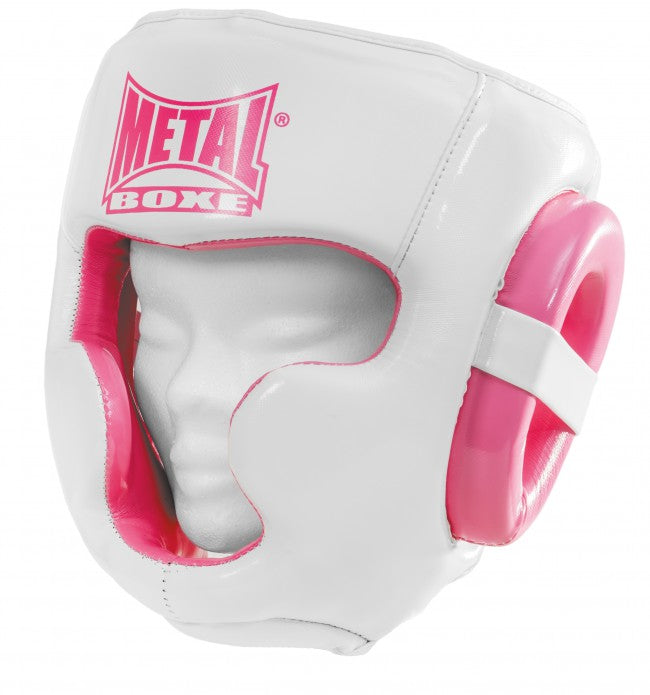 Metal Boxe Curtex Casco Integral - Blanco/Rosa