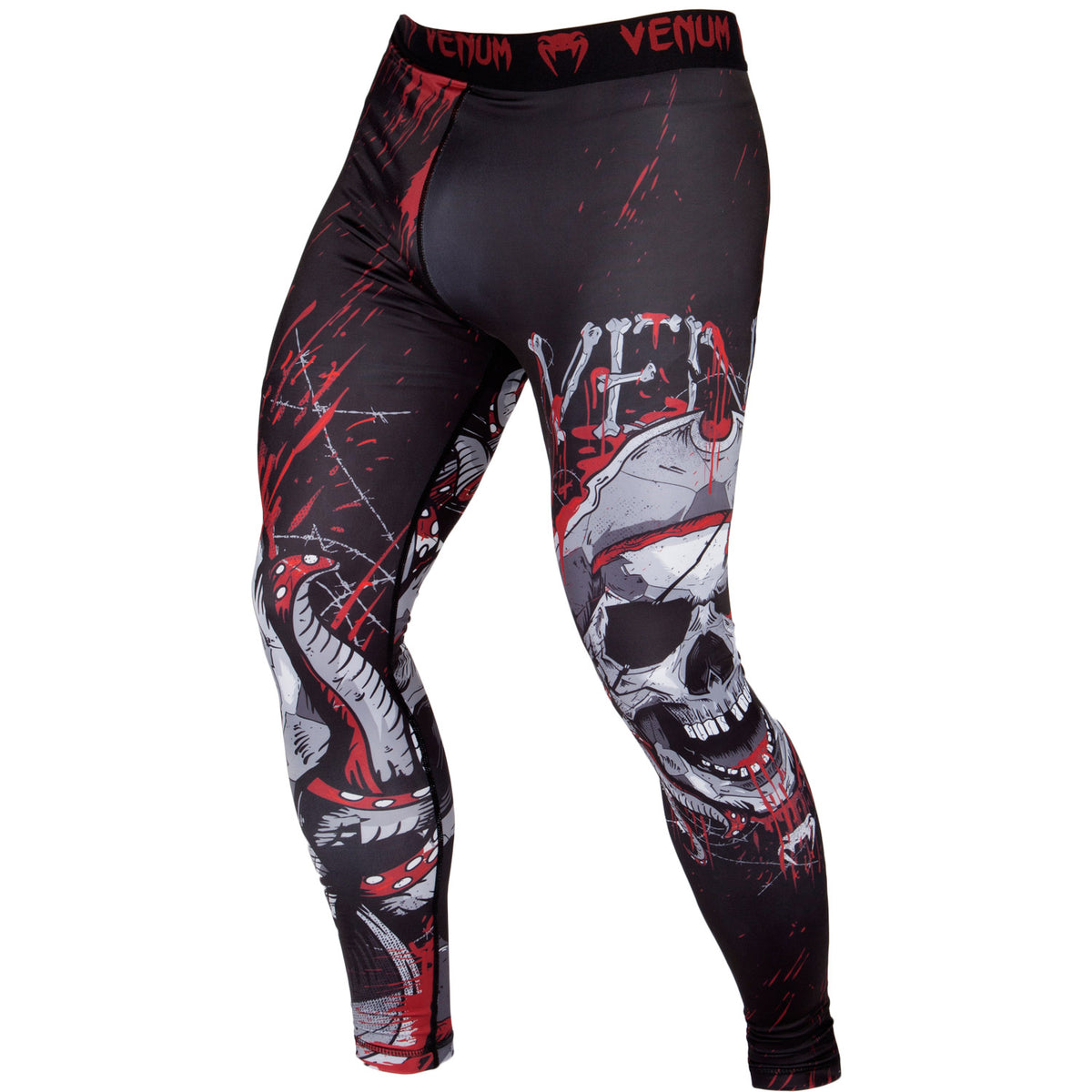 Mallas de compresión Venum Pirate 3.0 - Negro/Rojo