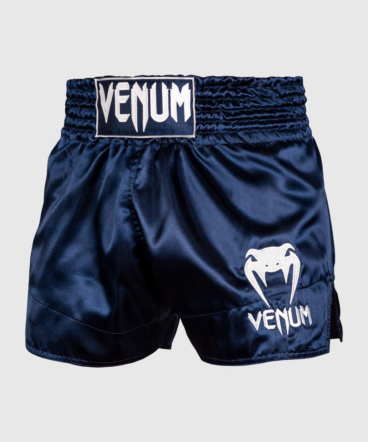 Venum Classic Shorts Muay Thai - Marineblau/Weiß