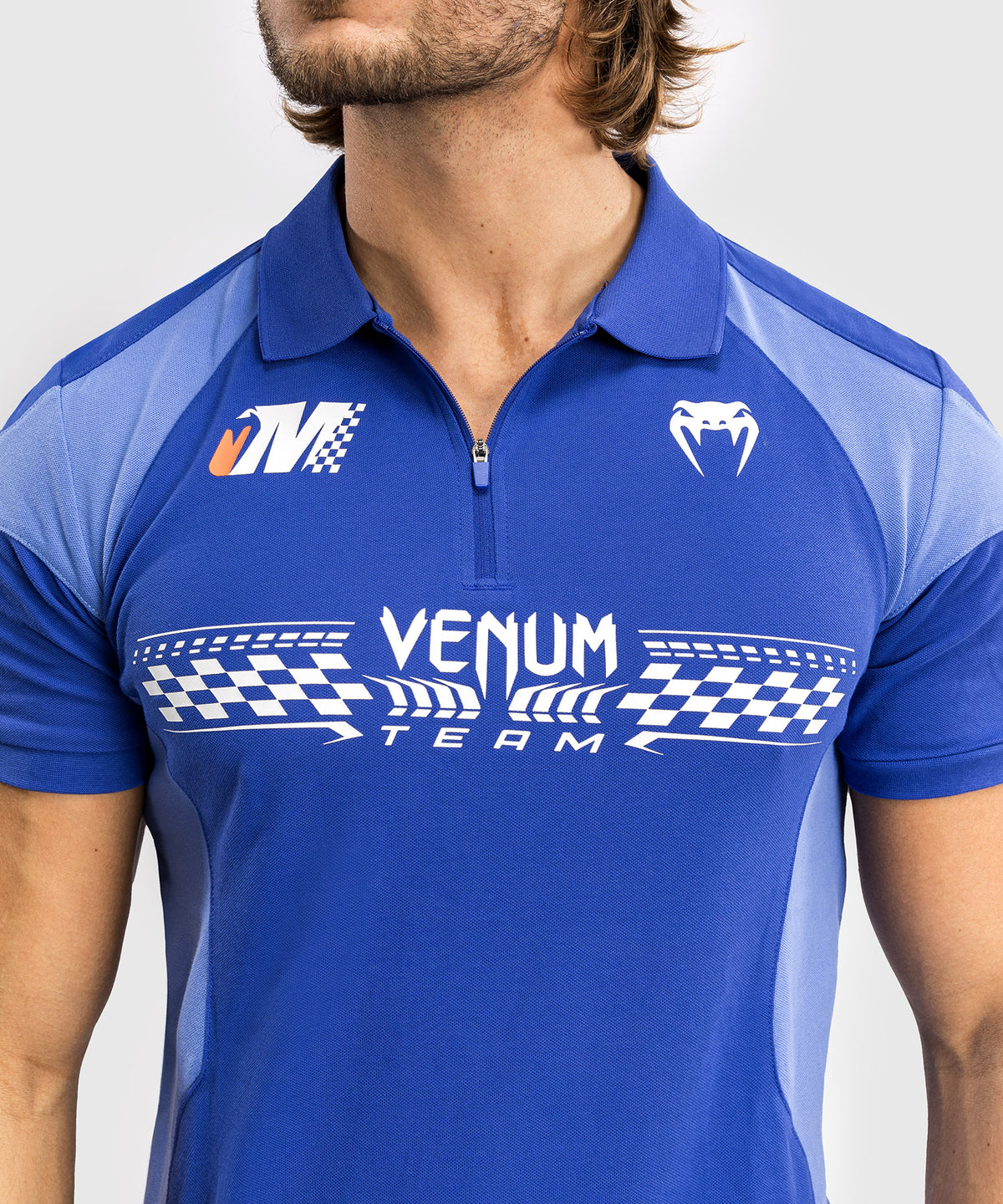 Venum Motorsport Polo de Algodón - Azul Real