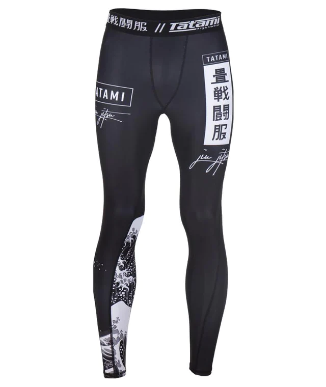 Tatami Fightwear Kanagawa Kompressionshose - Schwarz