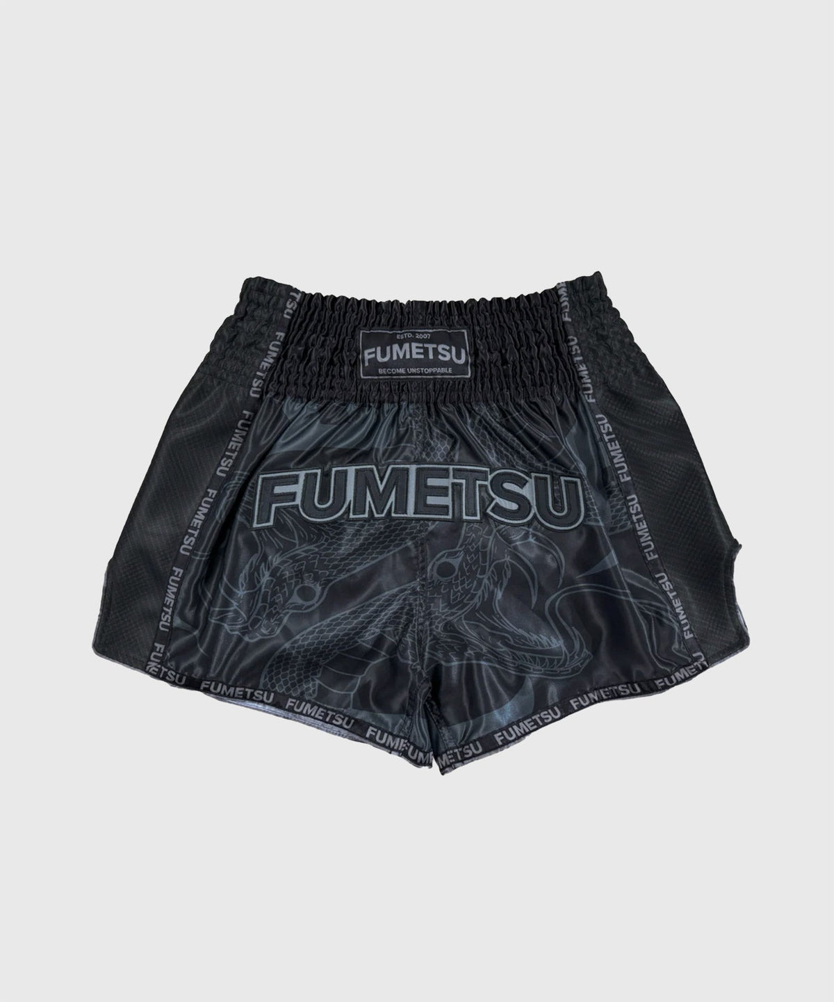 Short de Muay Thai Fumetsu Anaconda - Noir/Noir