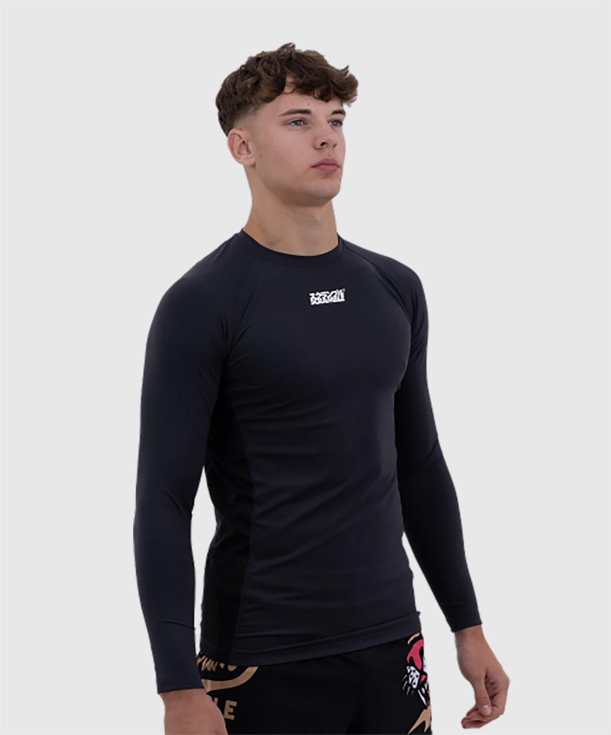 Scramble Shinobi Rashguard de Manga Larga - Azul Marino