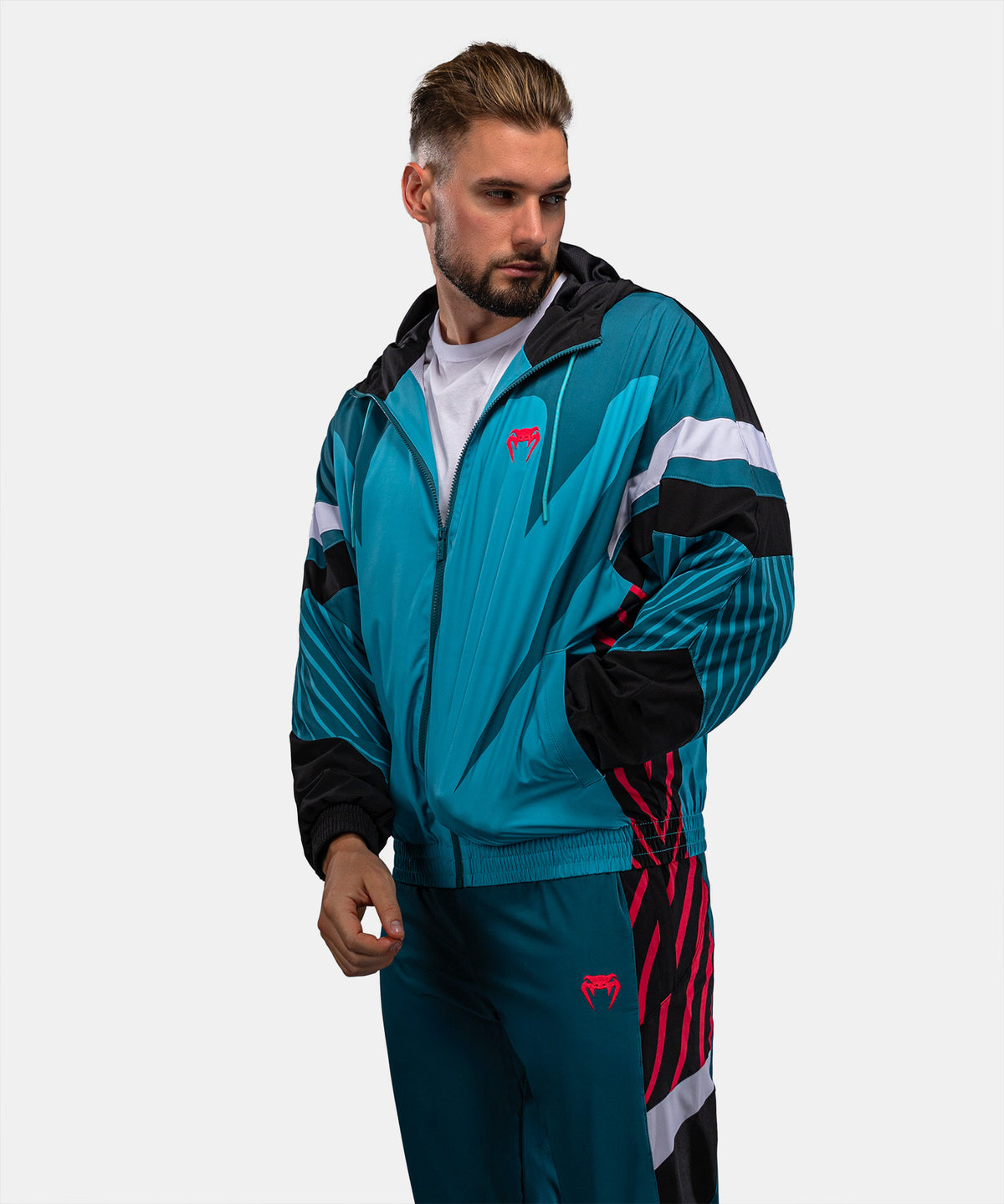 Venum Attack 90 Track Jacket - Miami Blue