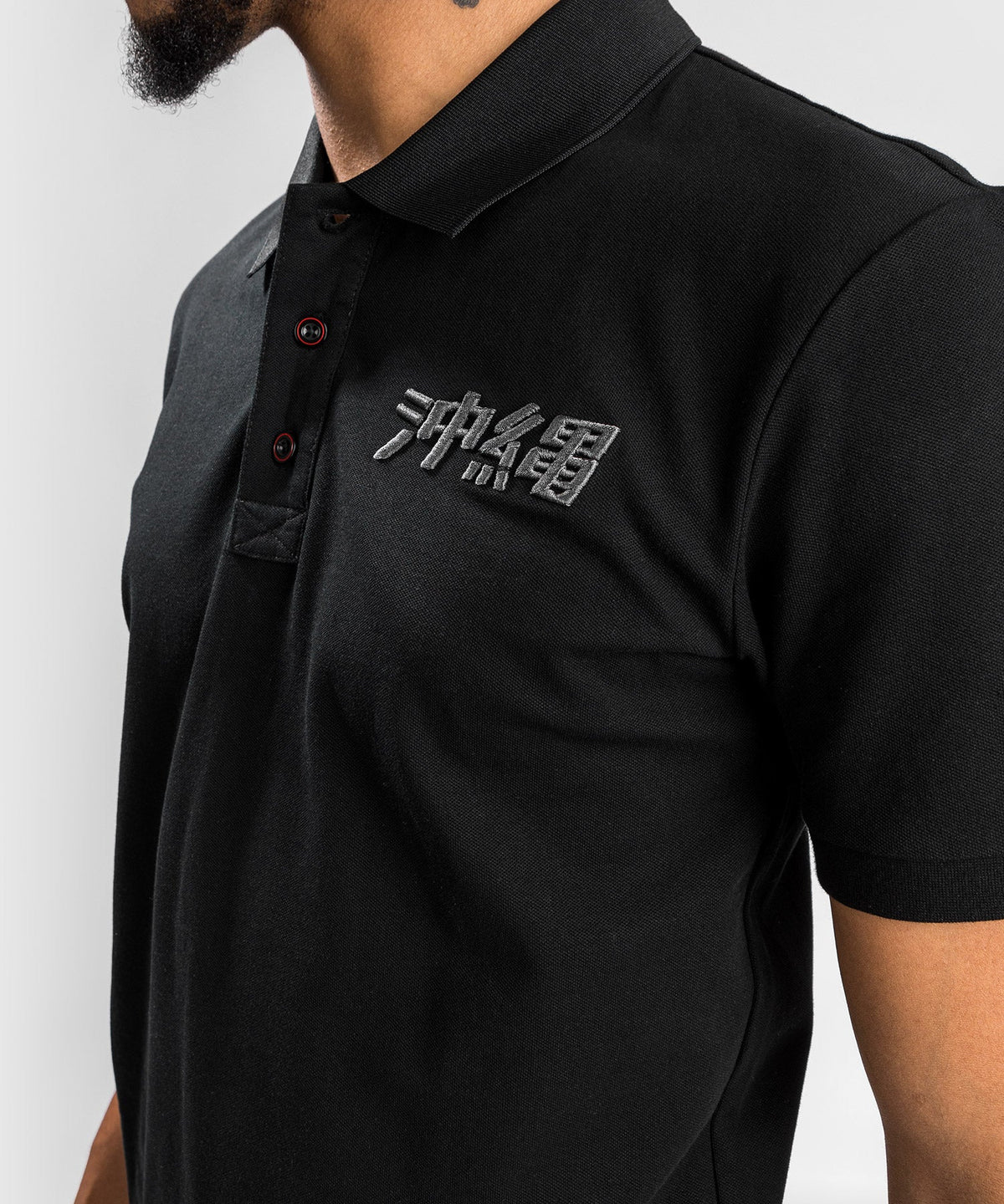 Venum Okinawa 3.0 Polo-Shirt - Schwarz/Rot
