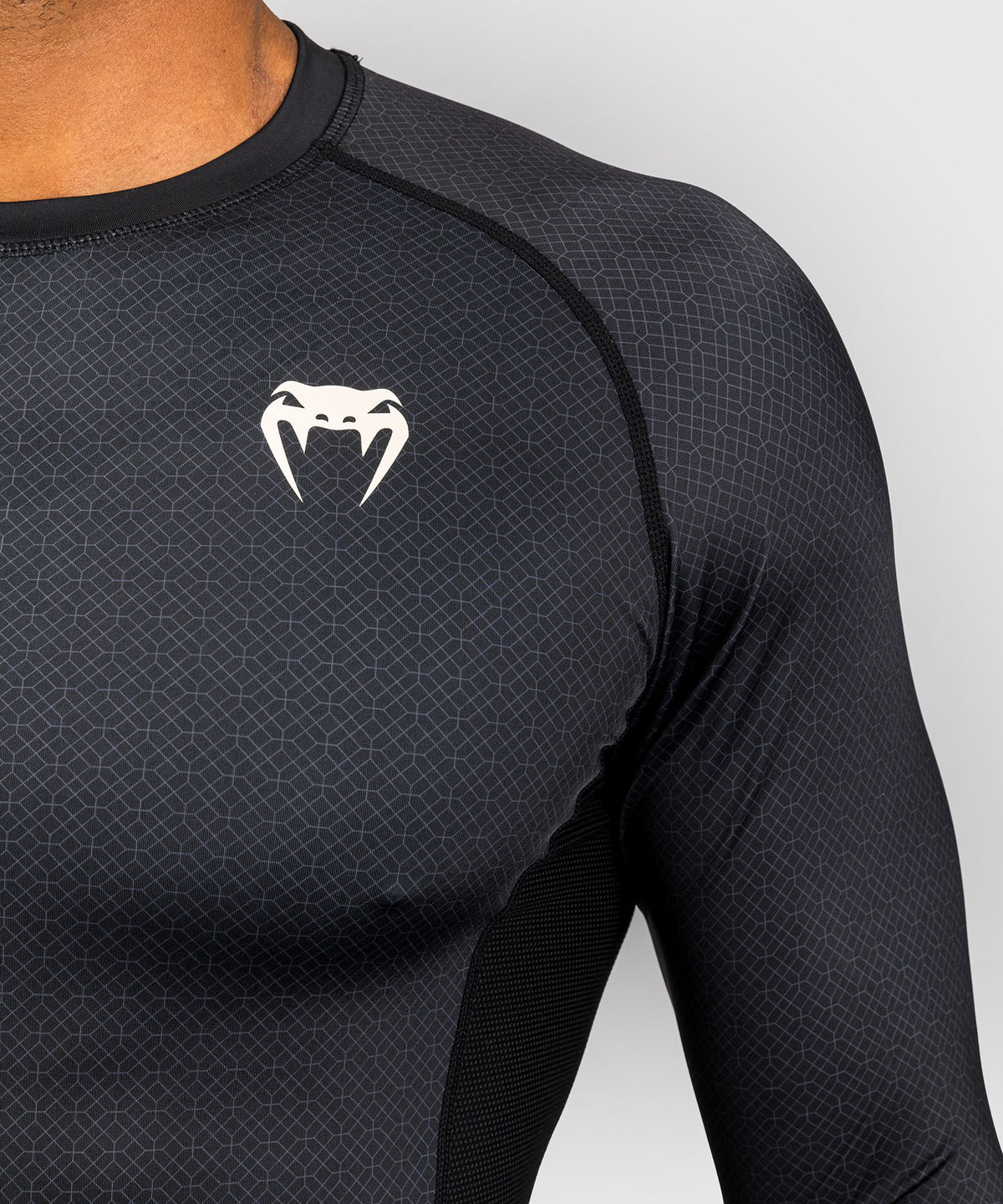 Venum x Roger Gracie Academy Rashguard a Maniche Lunghe - Nero