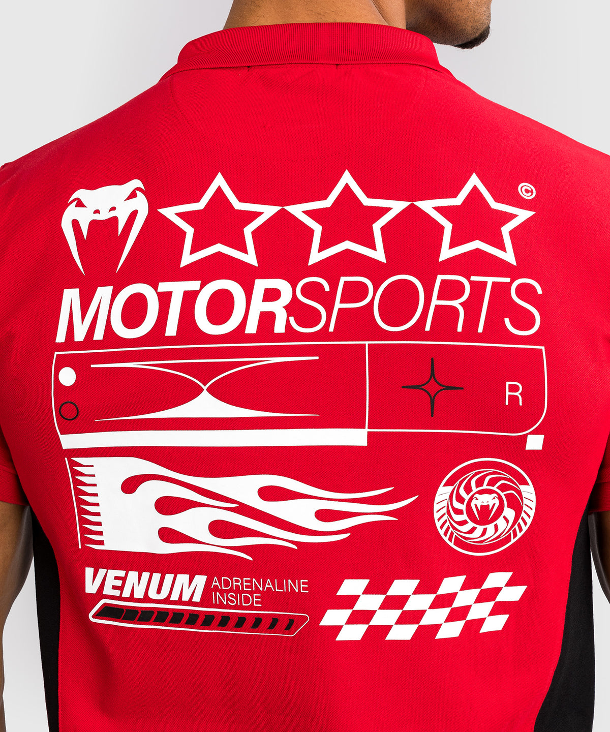 Venum Motorsport Baumwoll-Polo - Rennrot