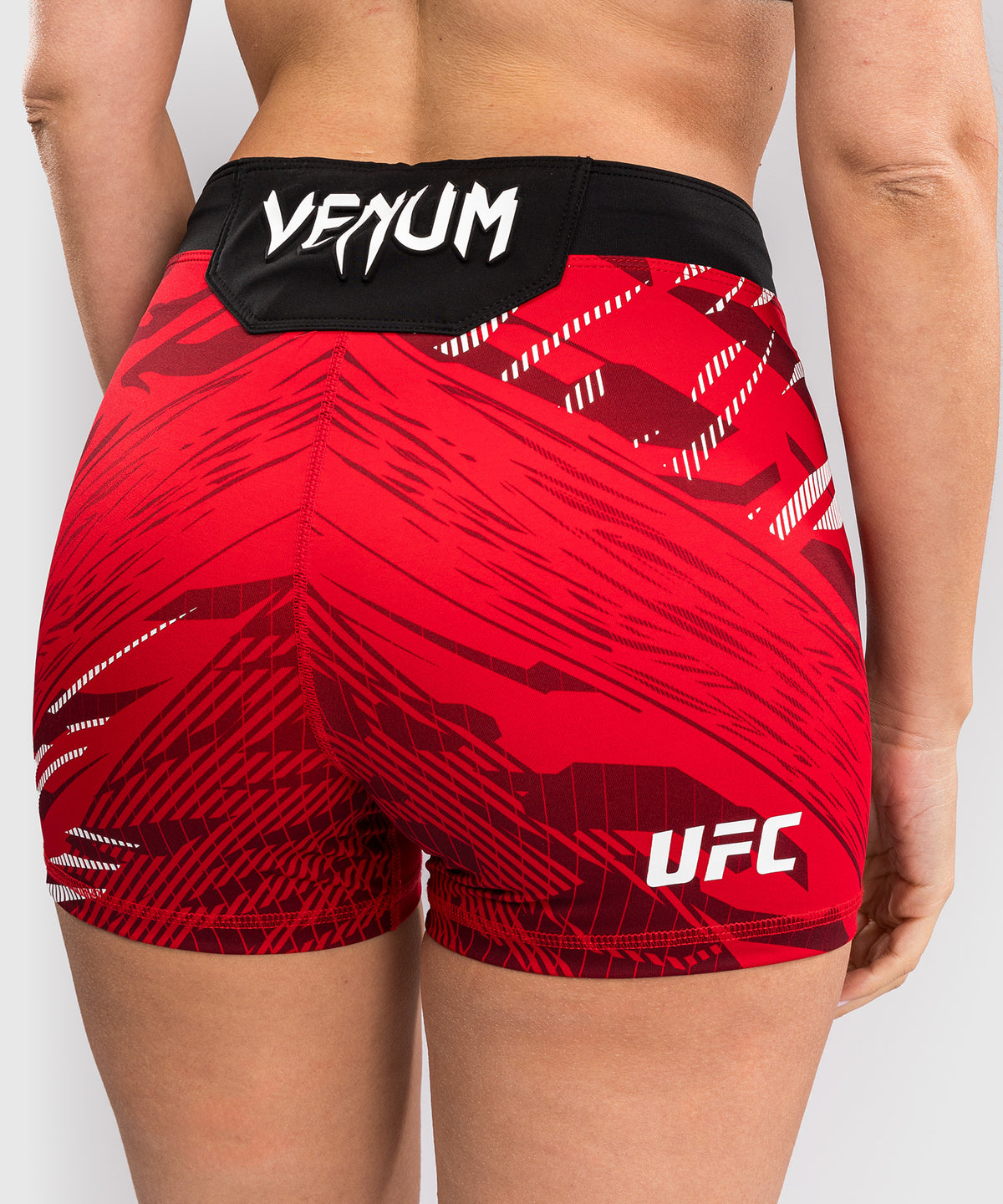 Short de compression pour Femmes UFC Fusion by Venum Authentic Fight Night - Coupe Courte - Rouge