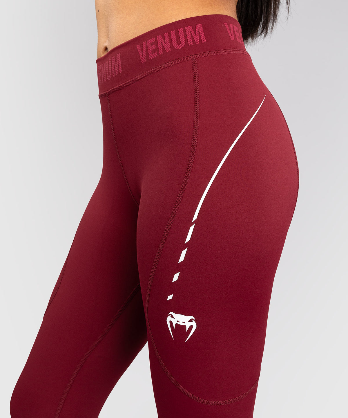 Venum Adrenaline Leggings Mujer – Burdeos/Rosa