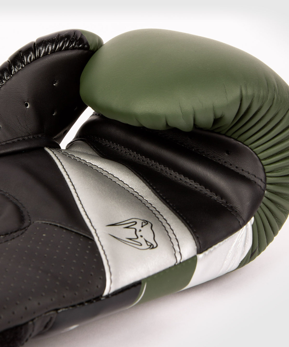 Gants de Boxe Venum Elite Evo - Kaki/Argent
