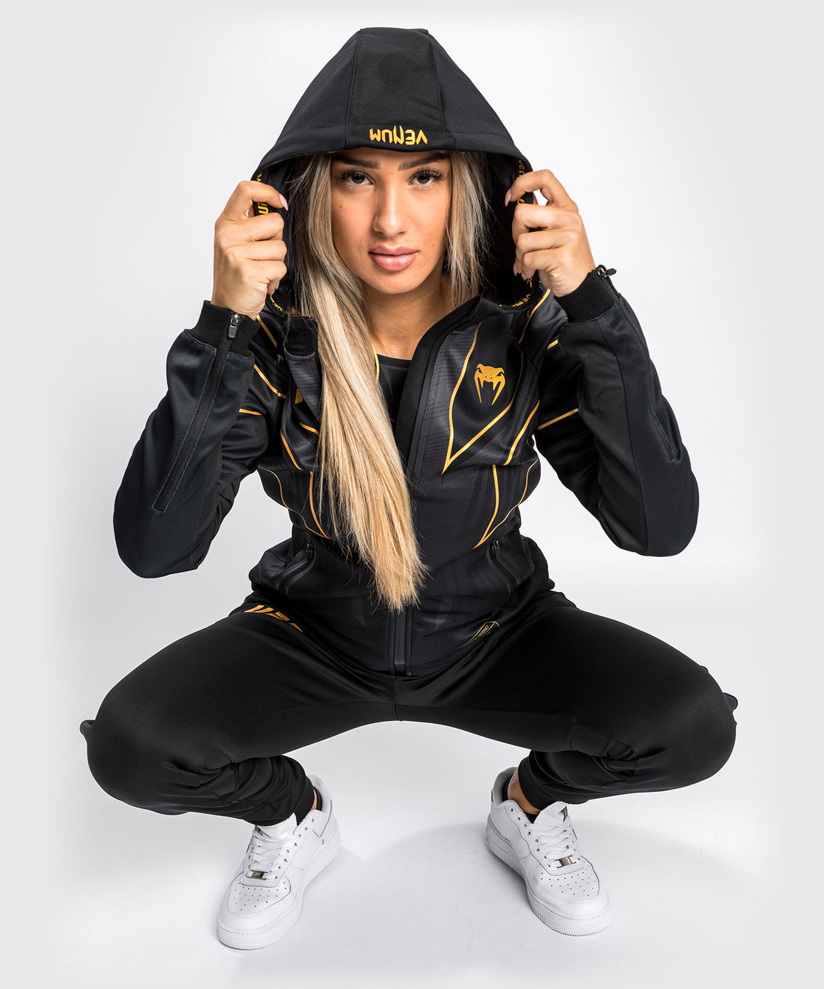 Sweatshirt à Capuche Femme UFC Venum Authentic Fight Night 2.0 - Champion