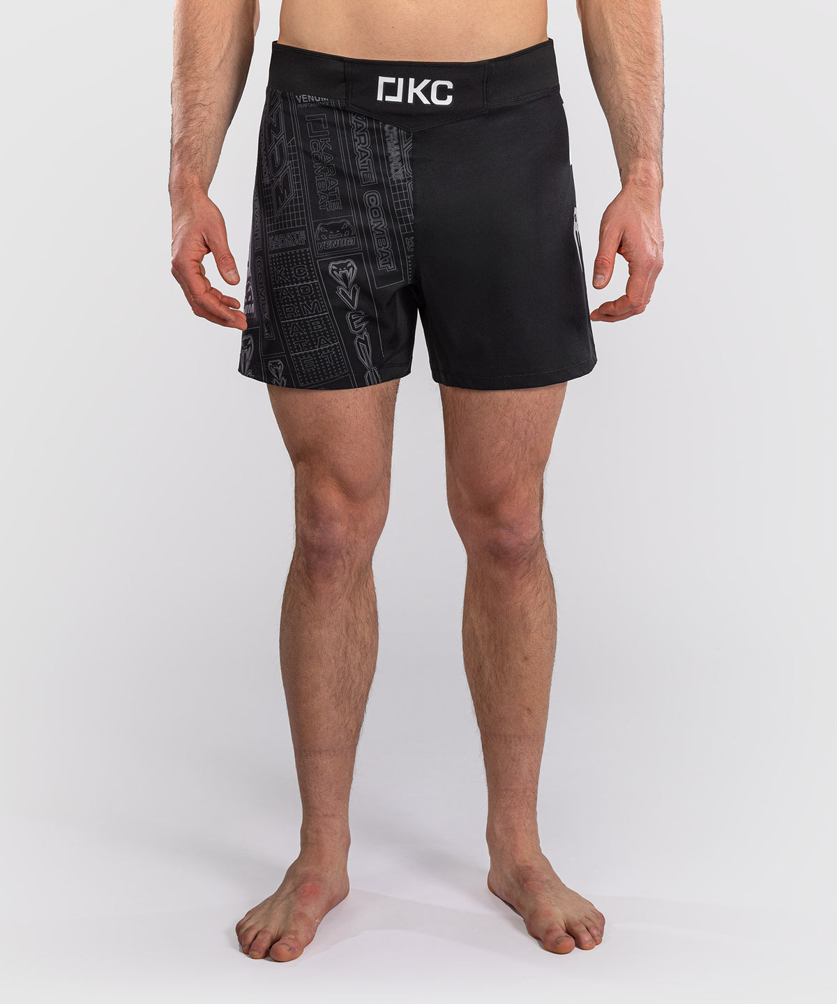 Karate Combat by Venum Short de Combate – Negro/Gris