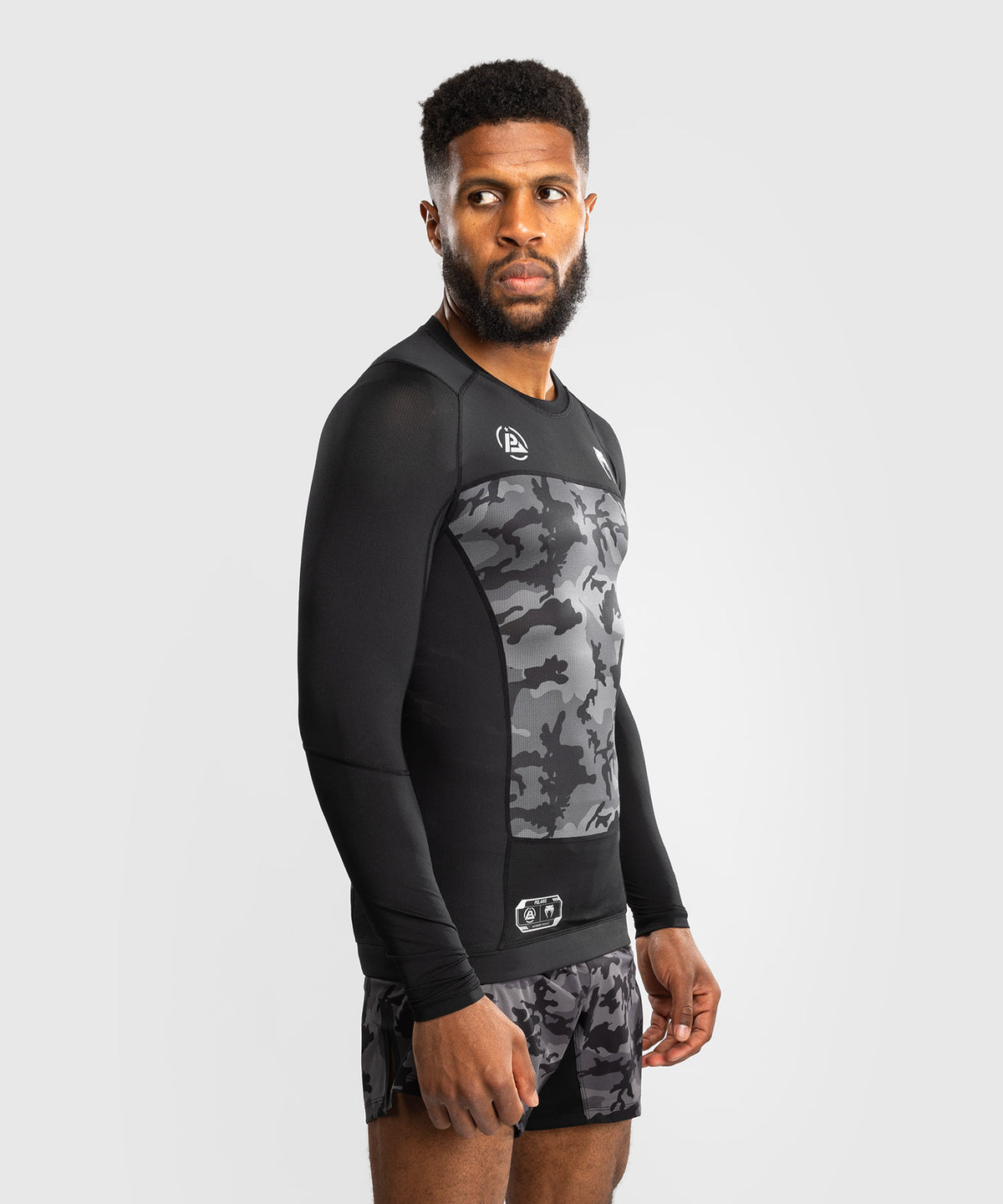 Rashguard manches longues Venum x Polaris - Noir/Gris