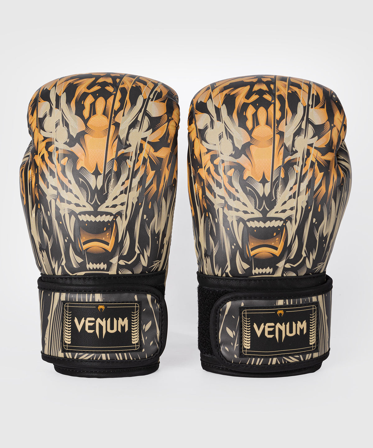 Venum Tiger Guantes de Boxeo - Negro/Naranja Neón