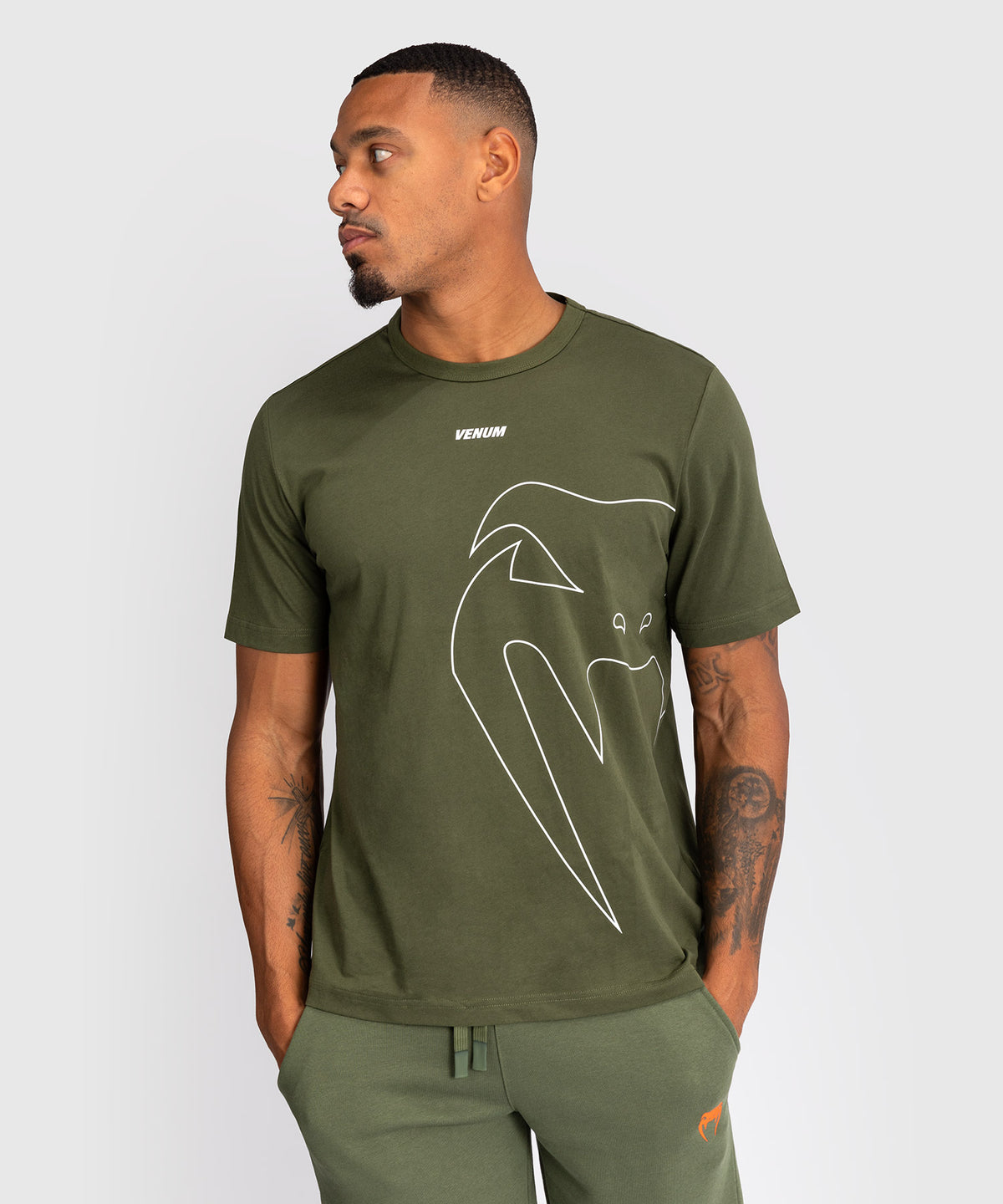 T-Shirt Venum Giant Connect pour Hommes - Vert Militaire