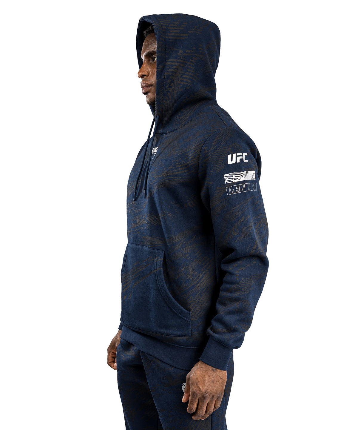UFC Fusion by Venum Fight Week Herren Pullover Hoodie - Ozeanisches Blau