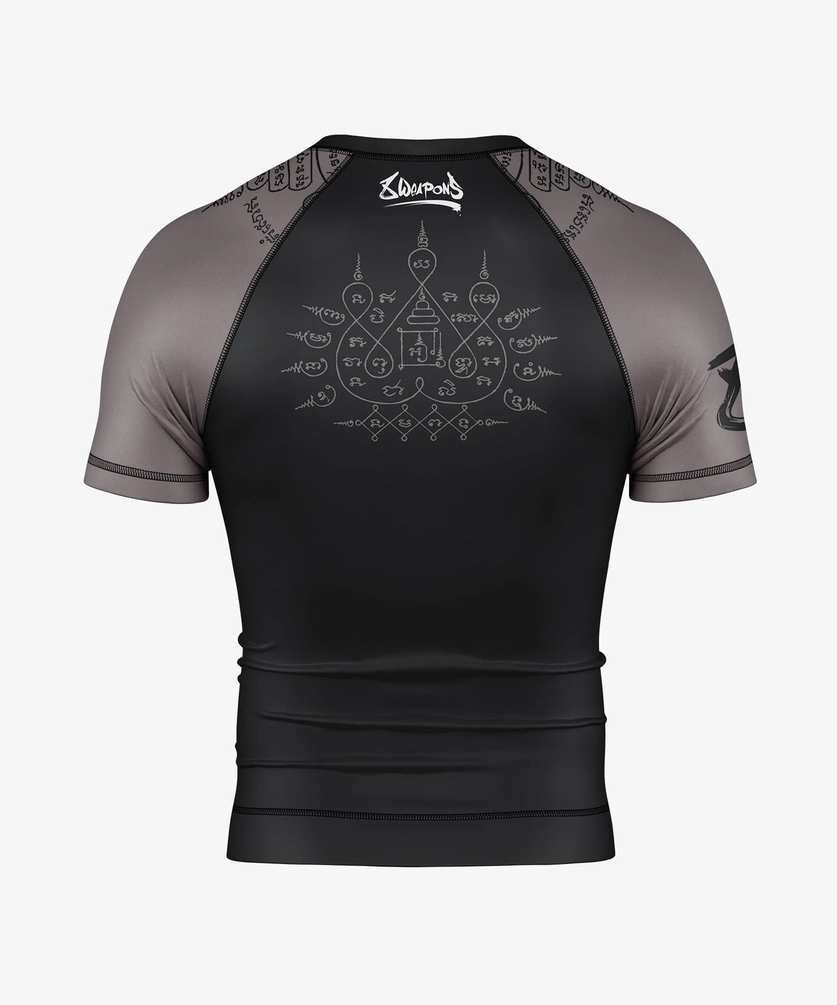 8 Weapons 8 Ways Yant 2.0 Rashguard - Negro/Gris