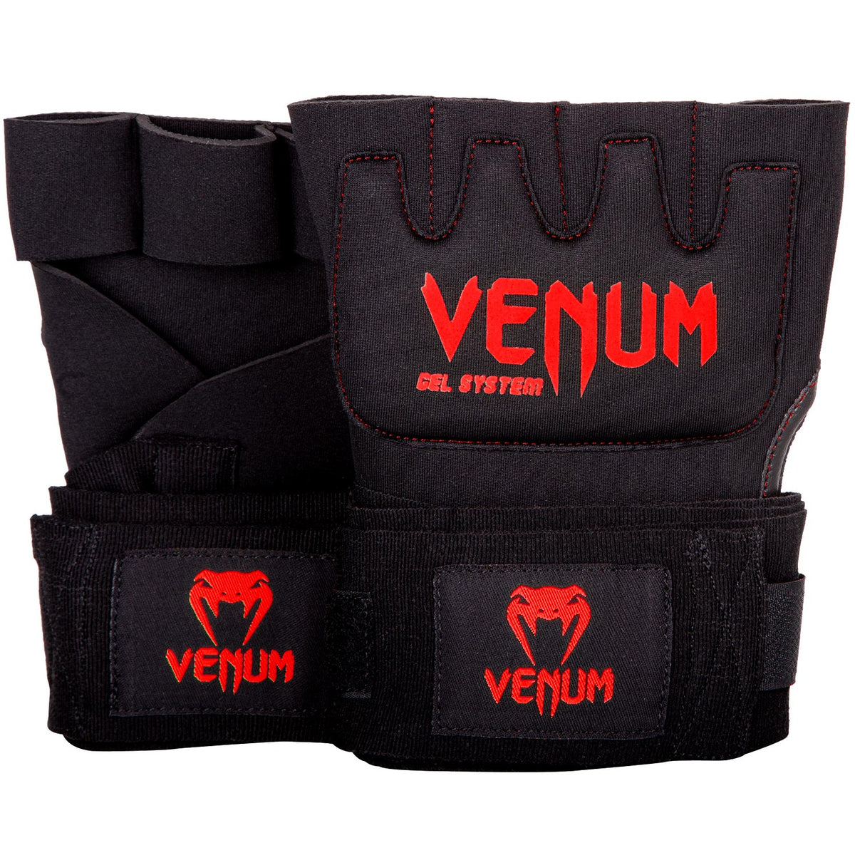 Venum Gel Kontact Vendas Rápidas – Negro/Rojo
