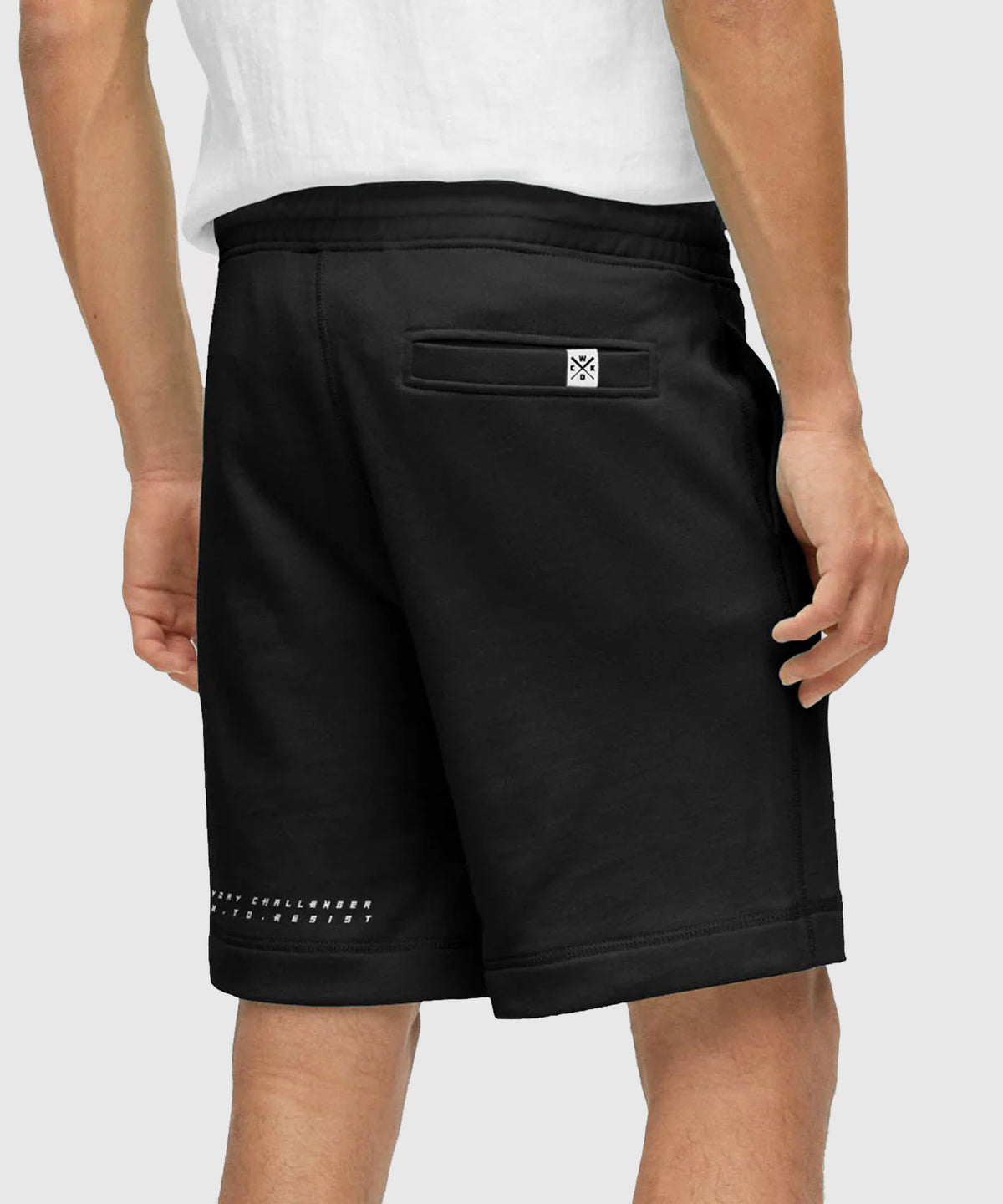 Wicked One Oversize Project MMA-Baumwollshorts - Schwarz