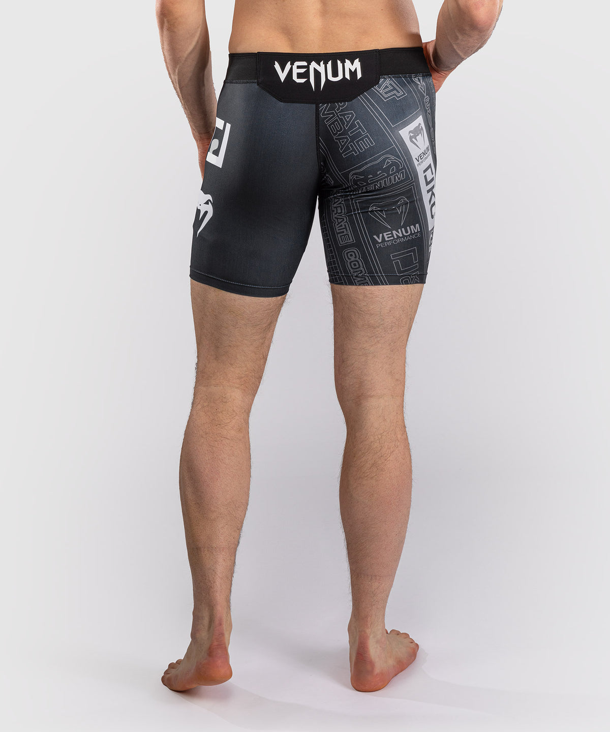 Karate Combat by Venum Vale Tudo Shorts - Black/Grey