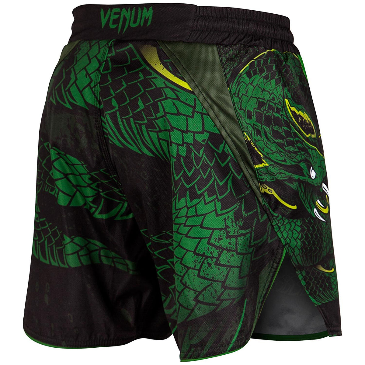 Pantaloncini da combattimento Venum Green Viper - Neri/Verdi