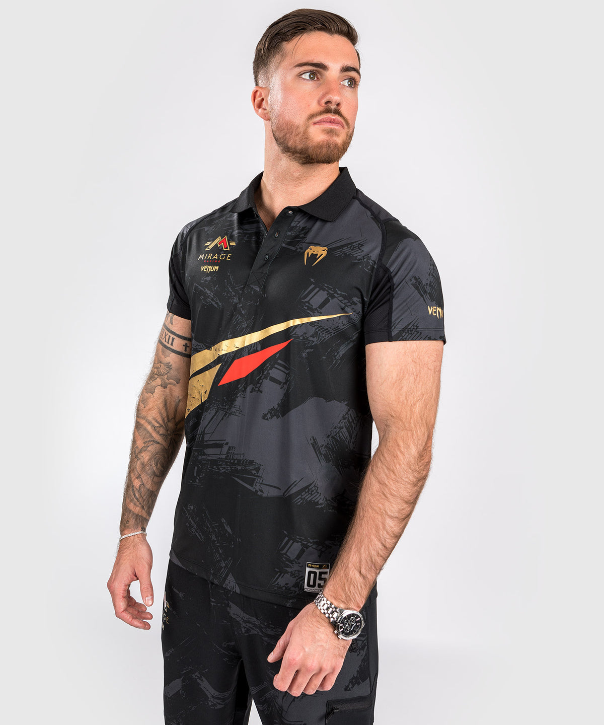 Venum x Mirage Polo - Negro/Oro