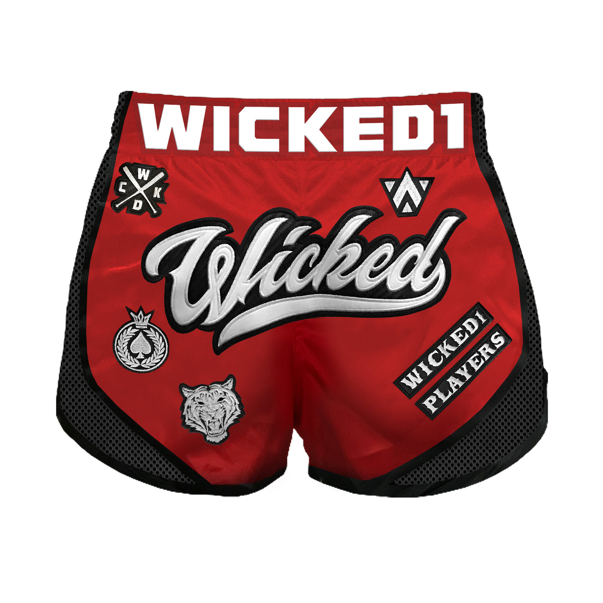 Short Muay Thaï Wicked One Squad - Rouge